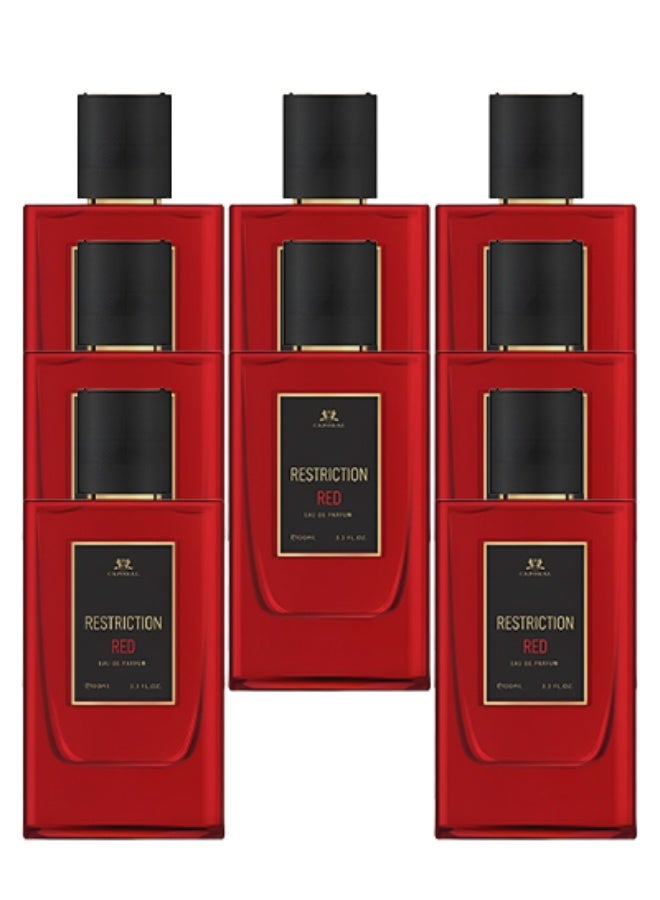 كابورال 8 قطع عطر ريستركشن ريد للرجال 100 مل - Image 1